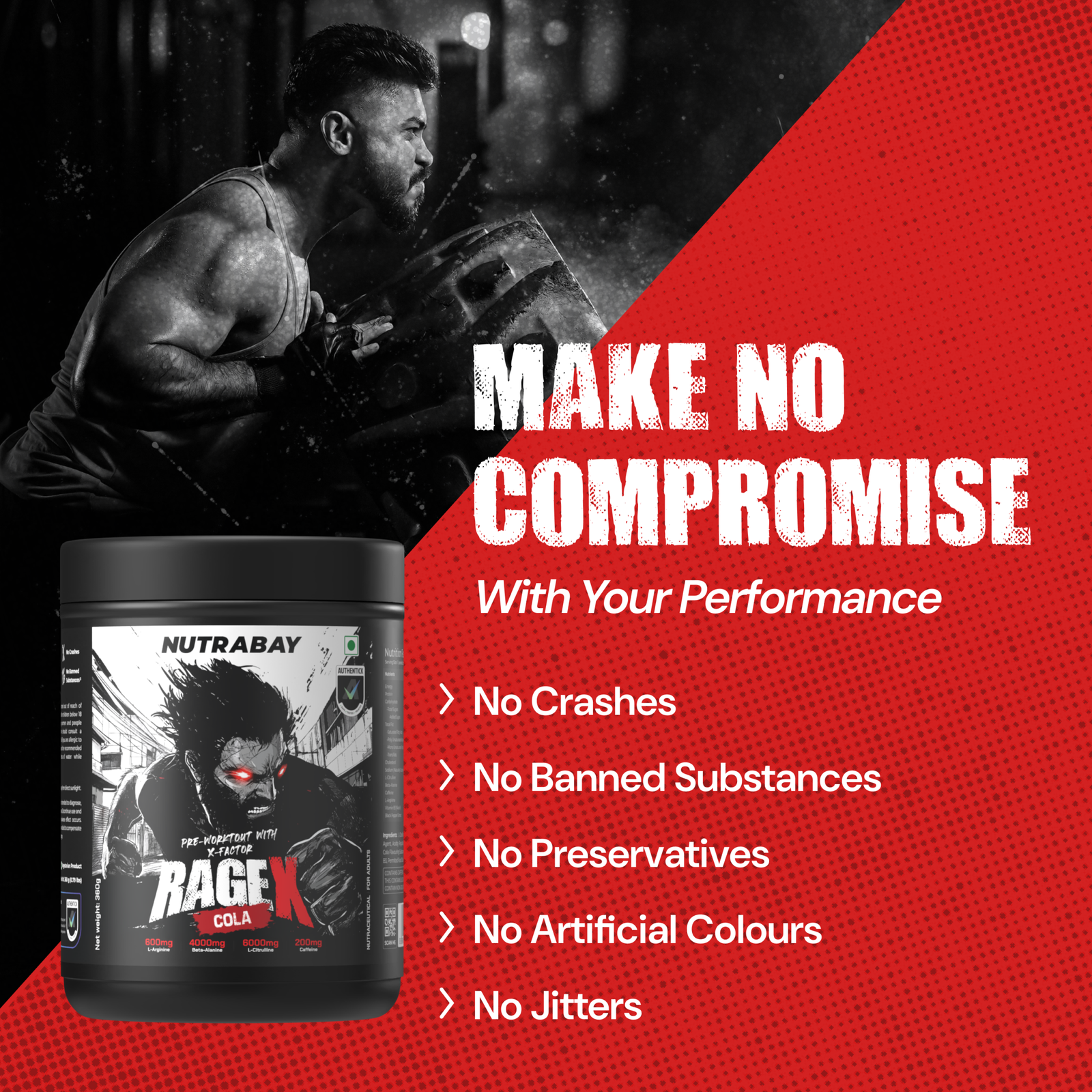 RageX ingredient callout