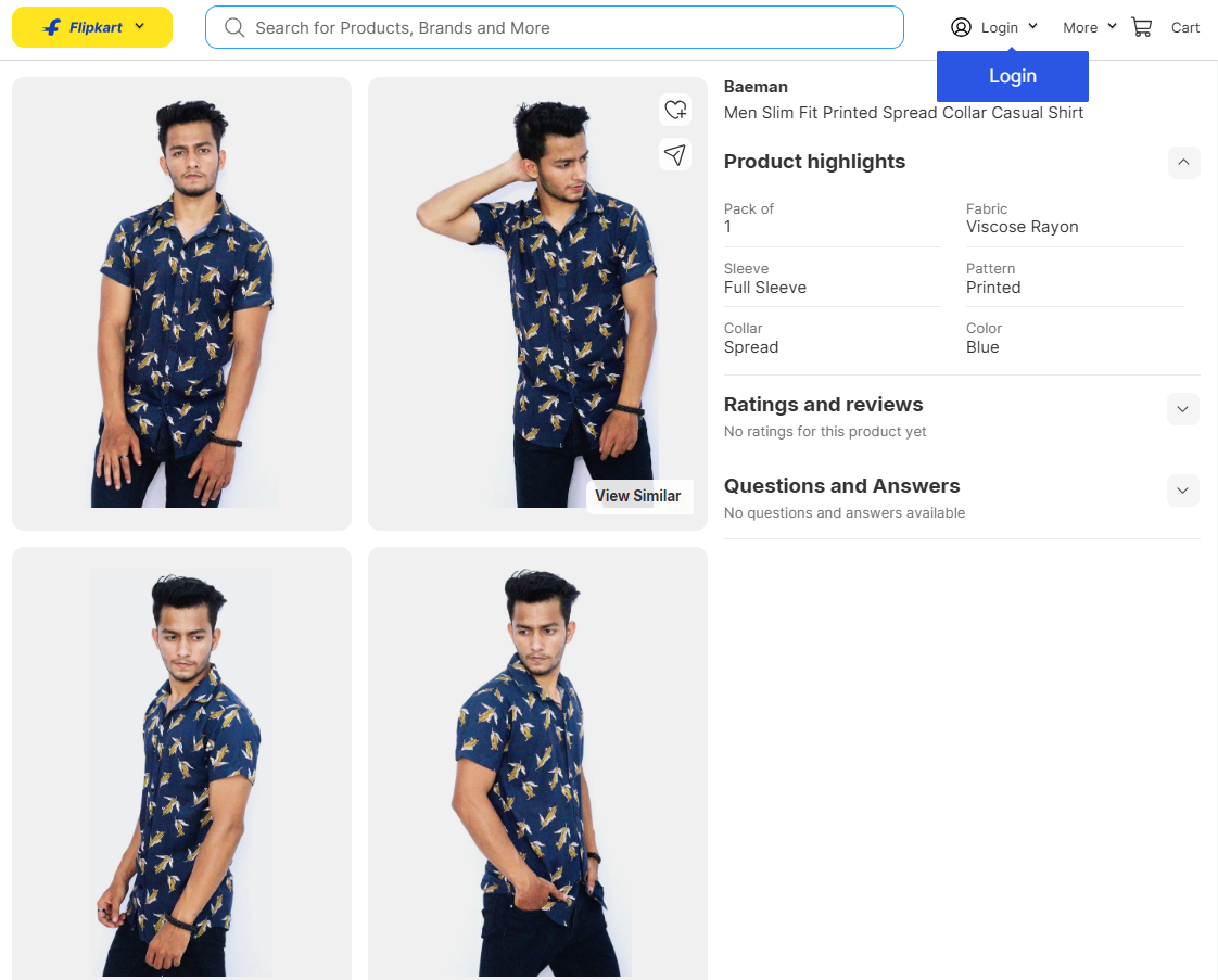 Men's Jacket Listing